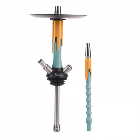 Шахта Mamay Customs Flow (шахта,мундштук) (Желтый - морская волна, 37 см, 14 мм, Шахта, Мундштук, Нержавеющая сталь, Да)