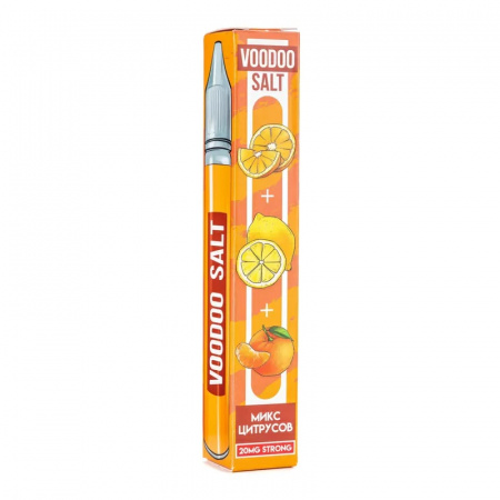 Жидкость VOODOO SALT 30ml 20mg STRONG (Mix Citrus (Микс Цитрусов), Hard)