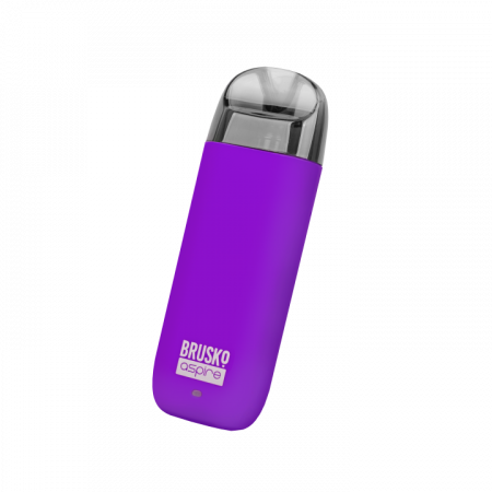 POD-система Brusko Minican 2 (Фиолетовый (Purple), 400 mAh, 11 W, 3 мл, Датчик затяжки)