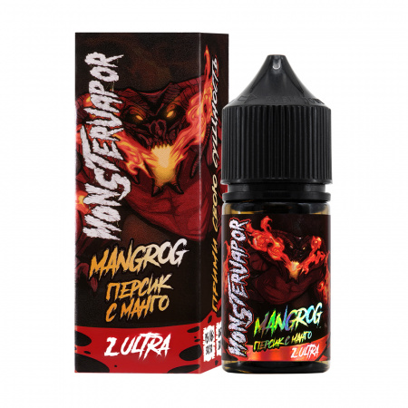 Жидкость Monster Vapor 30ml 2 ultra (50mg) (MANGROG (персик с манго), Hard)