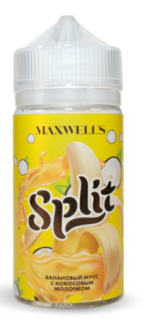 Жидкость Maxwells 100ml 0mg (Split (Банан кокос))