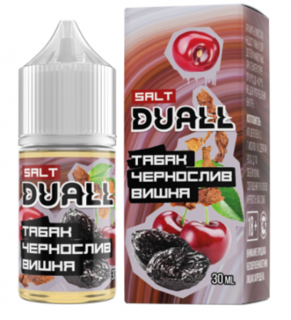Жидкость Duall salt 30ml HARD 50mg (Табак Чернослив Вишня, Hard)