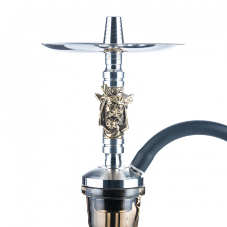 Кальян Honey Sigh Mini Exclusive (Samurai, 32 см, 13 мм, Шахта, Мундштук, Колба, Нержавеющая сталь, Нет)
