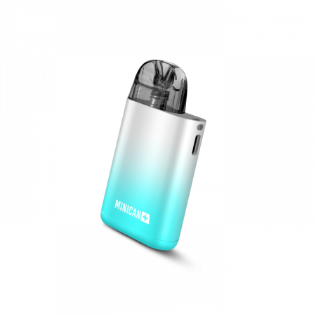 POD-система Brusko Minican Plus (Бирюзово-белый градиент(Turquoise-white gradient), 850 mAh, 11 W, 3 мл, Датчик затяжки)