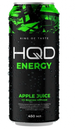 Энергетик HQD 450мл Ж/Б (Apple Juice (яблоко))