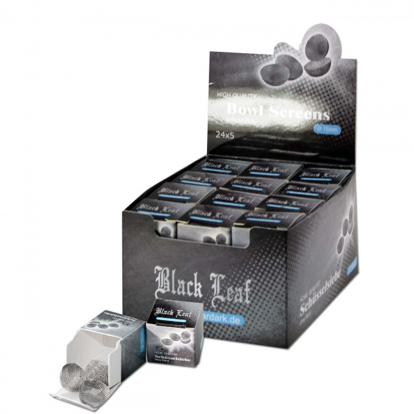 Сетки ПОЛУСФЕРА БЕЗ ОКАНТОВКИ Black Leaf Stainless Steel Bowl 15mm (1уп.)