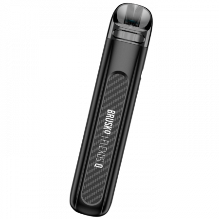 POD-система Brusko FLEXUS Q (Black (Черный), 700 mAh, 18 W, 2 мл, Датчик затяжки, кнопка)
