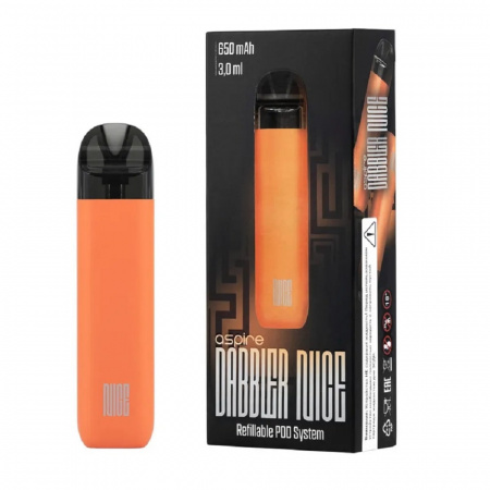 POD-система Brusko DABBLER NICE (Оранжевый, Датчик затяжки, 650 mAh, 3 мл, 11 W)