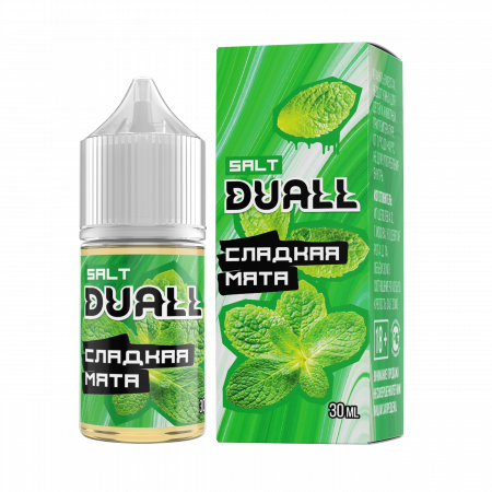Жидкость Duall salt 30ml LIGHT 20mg (Сладкая Мята, Light)