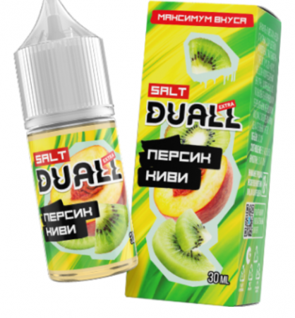 Жидкость Duall Extra salt 30ml LIGHT 20mg (Персик киви, Light)