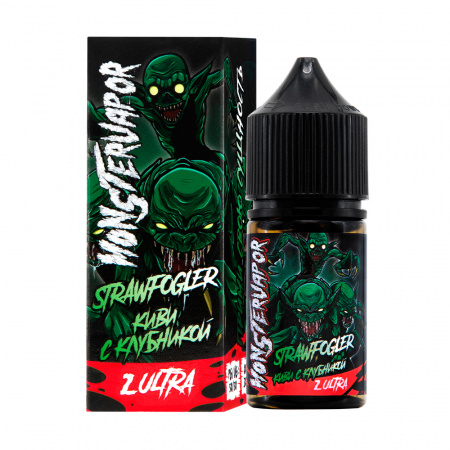 Жидкость Monster Vapor 30ml 2 ultra (50mg) (STRAWFOGLER (киви с клубникой), Hard)