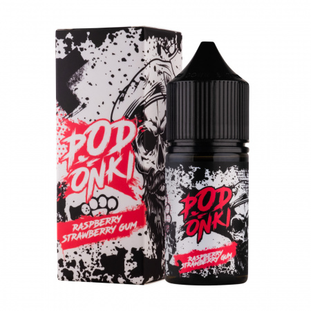 Жидкость Podonki V1 30ml 20mg Hard (Raspberry Strawberry Gum (Малиново-клубничная  жвачка), Hard)