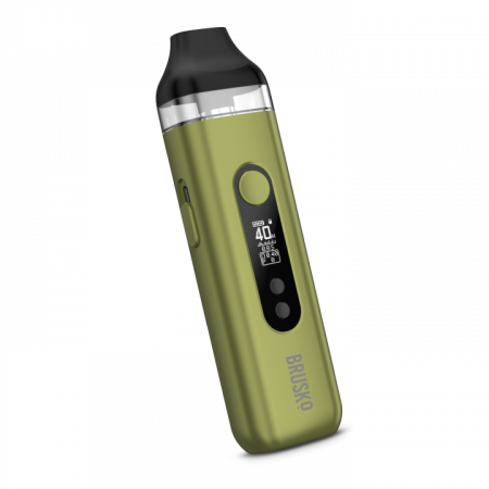 POD-система Brusko FEELIN X (Зеленый, 1600 mAh, 40 W, 5 мл, Датчик затяжки, кнопка)