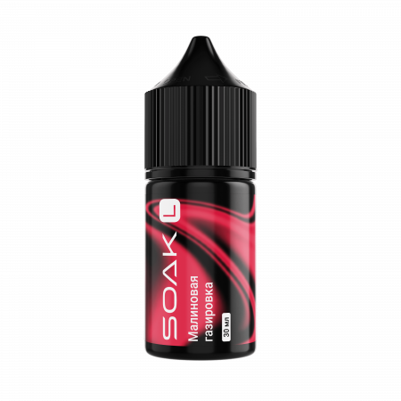 Жидкость SOAK L 30ml 20mg (Малиновая Газировка, Light)
