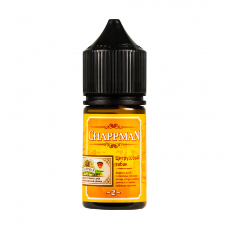 Жидкость Chappman salt 30ml 20mg (Цитрусовый табак, Light)