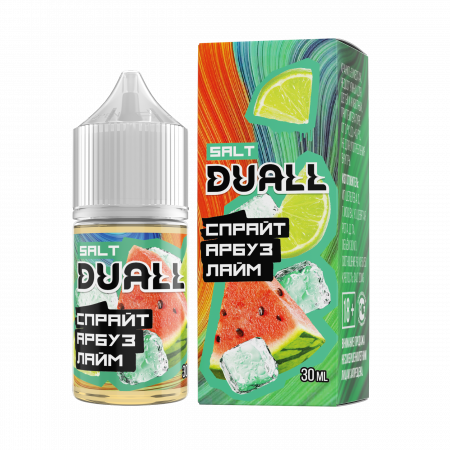 Жидкость Duall salt 30ml LIGHT 20mg (Спрайт Арбуз Лайм, Light)