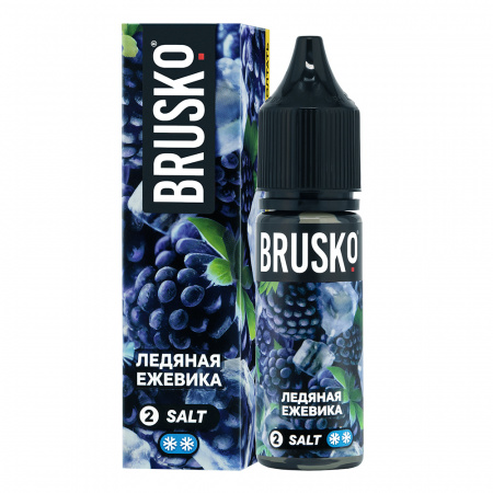 Жидкость Brusko Chubby salt 35ml 20mg (№2) (Ледяная ежевика, Light)