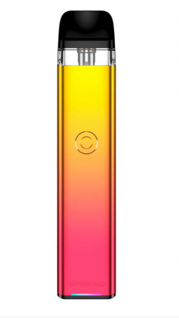 POD-система Vaporesso XROS 3 (Neon Sunset (Желто-Розовый), 1000 mAh, 23 W, 2 мл, Датчик затяжки, кнопка)