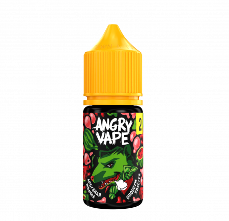 Жидкость Angry Vape salt 30ml 20mg (Опоссум Хвастун (Арбузная жвачка), Light)